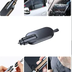 The Outdoor Vault Autozubehör|Automobilindustrie-Auto-Fluchtwerkzeug - Schlüsselanhänger-Fensterbrecher Sicherheitsgurtschneider