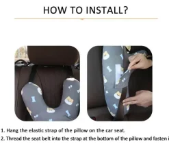 Wilderness Haven Autozubehör|Automobilindustrie-Autogurtkissen - Schulterschutz zum Kuscheln und Schlafen