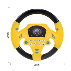 The Decor Haven Babyspielzeug-Auto-Lenkrad-Spielzeug – Elektrisches Simulationsspielset für Kinder