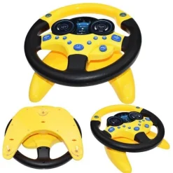 The Decor Haven Babyspielzeug-Auto-Lenkrad-Spielzeug – Elektrisches Simulationsspielset für Kinder