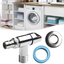 The Blissful Bath Badezimmer-Automatic Washing Machine Angle Valve - Water Stopper Device