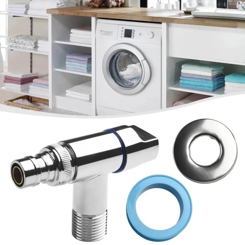 The Blissful Bath Badezimmer-Automatic Washing Machine Angle Valve - Water Stopper Device