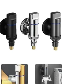 The Blissful Bath Badezimmer-Automatic Washing Machine Angle Valve - Water Stopper Device