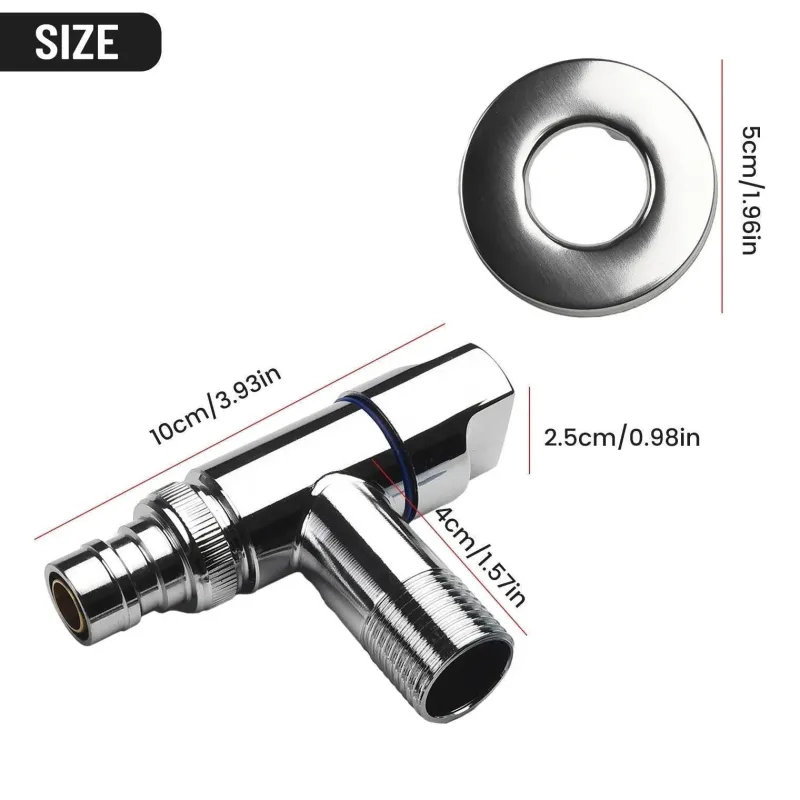 The Blissful Bath Badezimmer-Automatic Washing Machine Angle Valve - Water Stopper Device