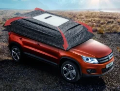 Wild u0026 Free Gear Autozubehör|Automobilindustrie-Automatisch einziehbarer Autoschirm - Faltbare Fahrzeugabdeckung