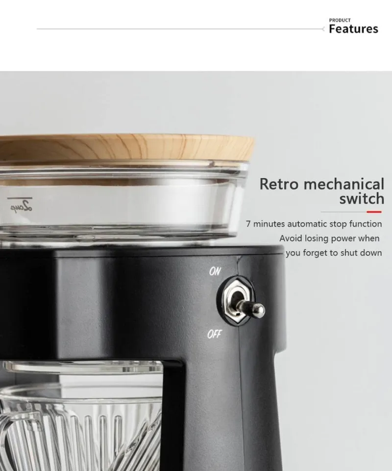 The Cozy Mug Küche & Esszimmer-Automatische Filterkaffeemaschine – Premium-Brühsystem