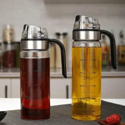 Tom Küche & Esszimmer-Auatische Ölflasche – langlebiger Sojasaucen-Essigspender