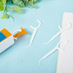 PureGlow Männerpflege|Frauenpflege-Automatische Pop-up-Zahnseidenbox mit Spiegel – reisefreundliches Mundpflegetool