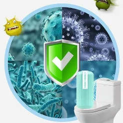 The Blissful Bath Badezimmer-Automatische selbstreinigende Toilette – Antibakterielles Sanitärsystem