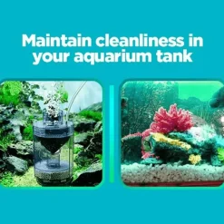Furendo Haustierzubehör|Reinigungswerkzeuge Für Haustiere-Automatischer Fischkotsauger - Easy Aquarium Cleaner