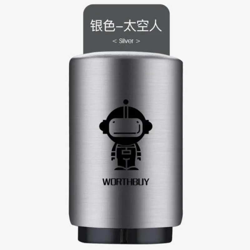 The Culinary Kit Küche & Esszimmer-Automatischer Flaschenöffner – Easy-Press-Design für mühelosen Zugriff auf Bier und Getränke