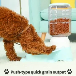 Furry Haven Haustierzubehör|Reinigungswerkzeuge Für Haustiere-Automatischer Futterspender für Haustiere – Interaktiver Futterspender für Hunde und Katzen