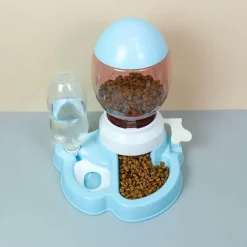 Furry Haven Haustierzubehör|Reinigungswerkzeuge Für Haustiere-Automatischer Futterspender für Haustiere – Interaktiver Futterspender für Hunde und Katzen