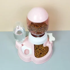 Furry Haven Haustierzubehör|Reinigungswerkzeuge Für Haustiere-Automatischer Futterspender für Haustiere – Interaktiver Futterspender für Hunde und Katzen