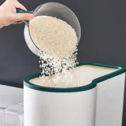 Space Savvy Küche & Esszimmer-Automatischer Getreidespender - Pressspender für einfache Anwendung