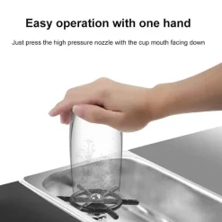 The Cozy Mug Küche & Esszimmer-Automatischer Gläserspüler - Spülwerkzeug für effiziente Reinigung