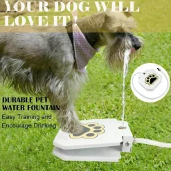 Furry Haven Haustierzubehör|Reinigungswerkzeuge Für Haustiere-Automatischer Hundetrinkbrunnen - Trinkspender für Haustiere