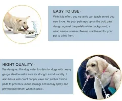 Furry Haven Haustierzubehör|Reinigungswerkzeuge Für Haustiere-Automatischer Hundetrinkbrunnen - Trinkspender für Haustiere