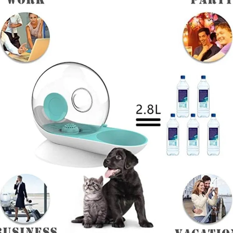 Furendo Haustierzubehör|Reinigungswerkzeuge Für Haustiere-Automatischer Katzentrinkbrunnen - Smart Pet Hydration Bowl
