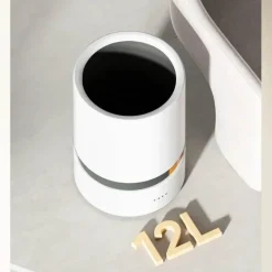 The Decor Haven Küche & Esszimmer|Gadgets Für Zuhause-Automatischer Mülleimer mit freihändiger Bedienung und Beutelspender – praktische Lösung zur Abfallentsorgung