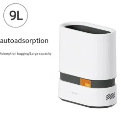 The Decor Haven Küche & Esszimmer|Gadgets Für Zuhause-Automatischer Mülleimer mit freihändiger Bedienung und Beutelspender – praktische Lösung zur Abfallentsorgung