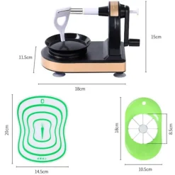 Deco Küche & Esszimmer-Automatischer Obstschäler - Effiziente elektrische Schälmaschine