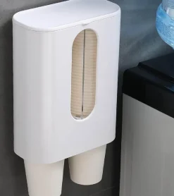 Deco Küche & Esszimmer-Automatischer Pappbecherspender - Getränkezubehör zur Wandmontage