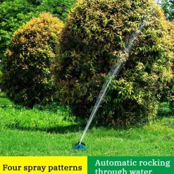 Roam Ready Outdoor-Artikel|Heimwerkzeuge-Automatischer Schwenk-Wassersprinkler – Effizientes Gartenbewässerungssystem