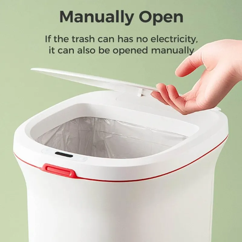 The Decor Haven Küche & Esszimmer|Gadgets Für Zuhause-Automatischer Sensor-Mülleimer – Smart Bagging-Funktion