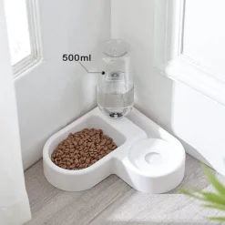 Furendo Haustierzubehör|Reinigungswerkzeuge Für Haustiere-Automatischer Tierfutterspender - Interaktiver 2-in-1-Futterspender