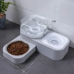 Furendo Haustierzubehör|Reinigungswerkzeuge Für Haustiere-Automatischer Tierfutterspender - Interaktiver 2-in-1-Futterspender