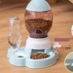 Furendo Haustierzubehör|Reinigungswerkzeuge Für Haustiere-Automatischer Tierfutterspender - Interaktiver 2-in-1-Futterspender