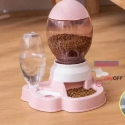 Furendo Haustierzubehör|Reinigungswerkzeuge Für Haustiere-Automatischer Tierfutterspender - Interaktiver 2-in-1-Futterspender