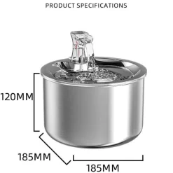 Furry Haven Haustierzubehör|Reinigungswerkzeuge Für Haustiere-Automatischer Trinkbrunnen für Haustiere – Intelligenter Wasserspender für Katzen und Hunde