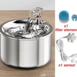 Furry Haven Haustierzubehör|Reinigungswerkzeuge Für Haustiere-Automatischer Trinkbrunnen für Haustiere – Intelligenter Wasserspender für Katzen und Hunde