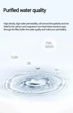 Furry Haven Haustierzubehör|Reinigungswerkzeuge Für Haustiere-Automatischer Trinkbrunnen für Haustiere – Wasserspender für Hunde und Katzen im Schneckendesign