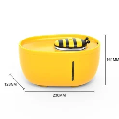 Furry Haven Haustierzubehör|Reinigungswerkzeuge Für Haustiere-Automatischer Trinkbrunnen für Haustiere – Honey Flow Design