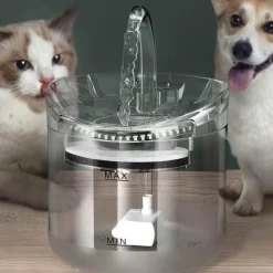 Furendo Haustierzubehör|Tierfütterung-Automatischer Wasserbrunnen für Haustiere – Sensoraktivierter Spender für Katzen und Hunde