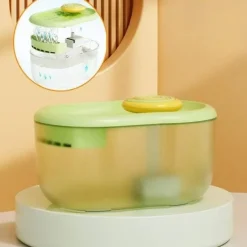 Furendo Haustierzubehör|Reinigungswerkzeuge Für Haustiere-Automatischer Wasserspender für Haustiere – Leiser Futterspender mit hoher Kapazität