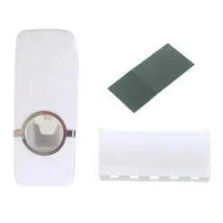 The Blissful Bath Badezimmer-Automatischer Zahnpastaspender - Zahnbürstenhalter Badezimmer-Organizer