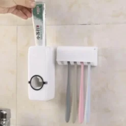The Blissful Bath Badezimmer-Automatischer Zahnpastaspender - Zahnbürstenhalter Badezimmer-Organizer