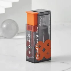 The Relaxation Nook Männerpflege|Frauenpflege-Automatischer Zahnseidespender Zahnstocherhalter Box