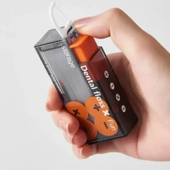 The Relaxation Nook Männerpflege|Frauenpflege-Automatischer Zahnseidespender Zahnstocherhalter Box