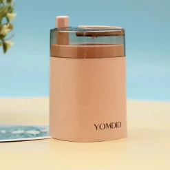 Tom Küche & Esszimmer-Auatischer Zahnstocherspender – Umweltfreundliche Aufbewahrung aus Weizenstroh für eine bequeme Nutzung