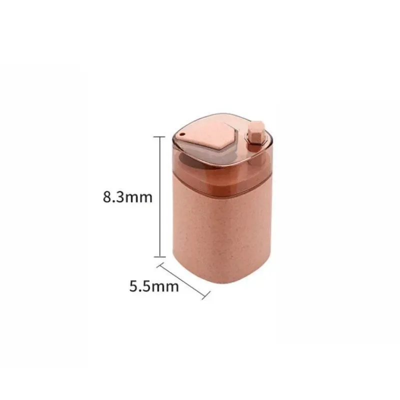 Tom Küche & Esszimmer-Auatischer Zahnstocherspender – Umweltfreundliche Aufbewahrung aus Weizenstroh für eine bequeme Nutzung