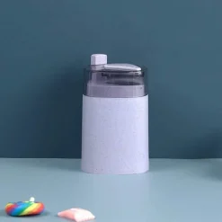 Tom Küche & Esszimmer-Auatischer Zahnstocherspender – Umweltfreundliche Aufbewahrung aus Weizenstroh für eine bequeme Nutzung