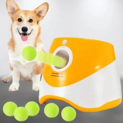 Furendo Haustierzubehör|Reinigungswerkzeuge Für Haustiere-Automatisches Hundespielzeug – Interaktiver Ballwerfer