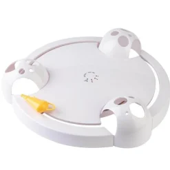 Decor Haustierzubehör-Automatisches Katzenspielzeug – Interaktives Drehspiel für Katzen