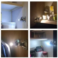 The Decor Haven Küche & Esszimmer|Beleuchtung-Automatisches Nachtlicht für Küchenschränke – LED-Beleuchtung mit Bewegungssensor