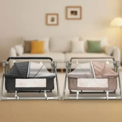 Kinder The Decor Haven Kinderwagen & Zubehör-Automatisches Schaukelbett für Babys mit Musik per Fernbedienung